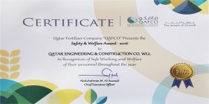 QAFCO Safety and Welfare Award 2016